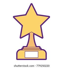 Star Trophy Winner Icon Stock Vector Royalty Free 779250220