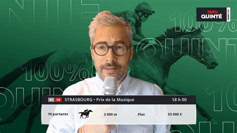 100 Quinté Pronostics du Mercredi 31 mai Prix de la Musique sur l