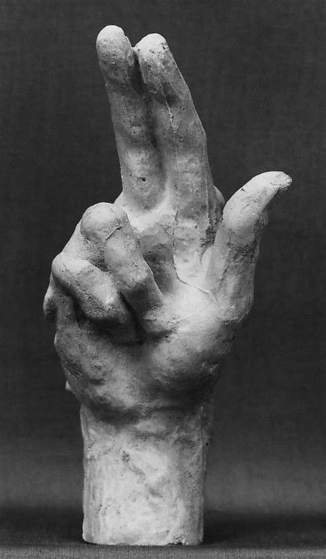 Study Of A Hand Auguste Rodin French Paris 18401917 Meudon