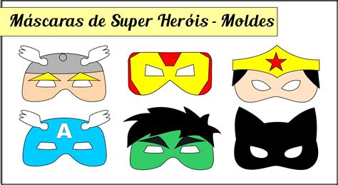 Como fazer Máscaras de Super Heróis máscaras EVA super heróis