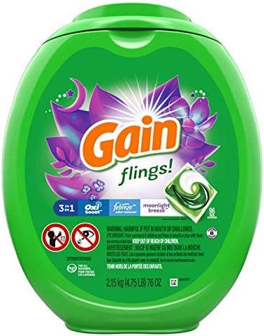 Amazon Gain Flings Laundry Detergent Soap Pods High Efficiency