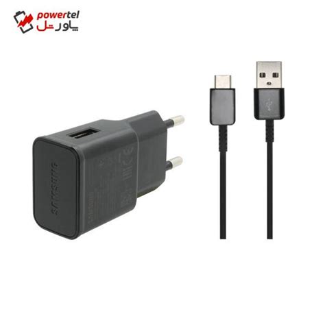 قیمت و خرید شارژر دیواری سامسونگ مدل EP-TA20 به همراه کابل تبدیل USB-C ...