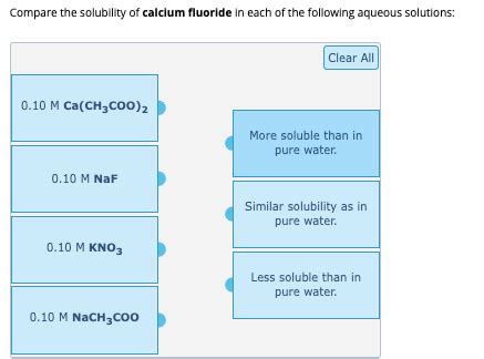 Solved Compare the solubility of barium sulfate in each of | Chegg.com