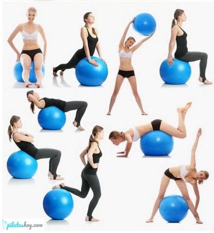 Ejercicios De Pilates Con Pelota Baja Peso Abdomen