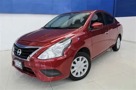 Nissan Versa Sense Aut Usado Color Rojo Precio