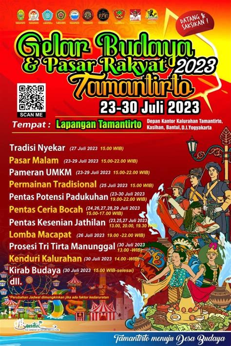 Gelar Budaya Dan Pasar Rakyat Tamantirto Kembali Hadir Di Lapangan