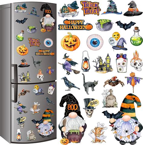 Amazon Pcs Halloween Magnet Fridge Car Magnets Pumpkin Ghost