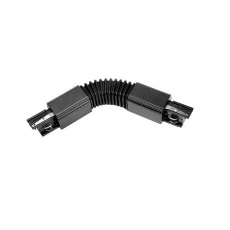 Union Flexible Para Carril Trifasico Negro