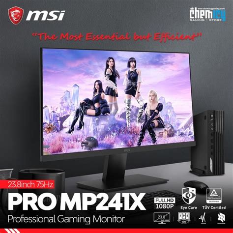 Jual Msi Pro Mp X Inch Hz Full Hd Gaming Led Monitor Di Lapak