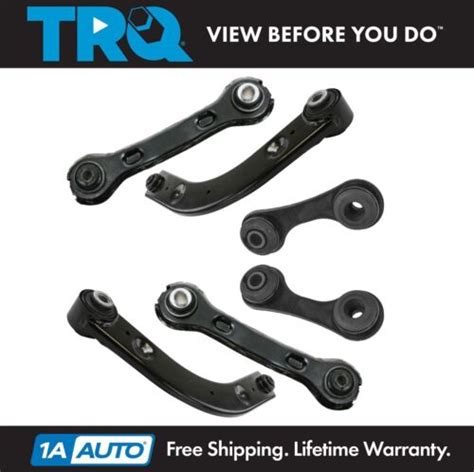 6 Piece Suspension Kit Sway Bar Links Upper Control Arms Lower Forward Toe Links Ebay