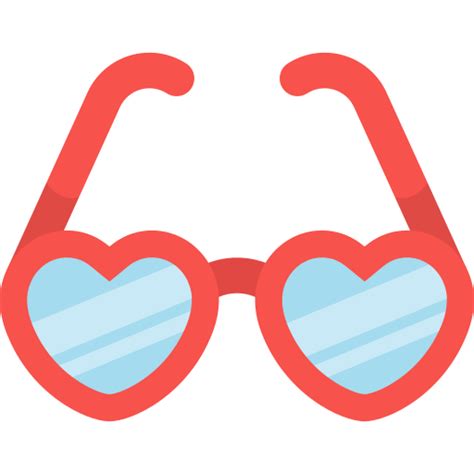 Heart Glasses Free Birthday And Party Icons