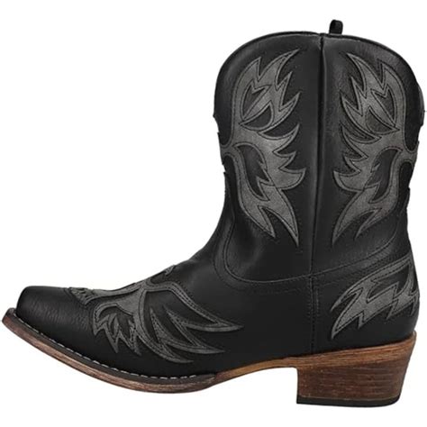 Best Womens Black Cowboy Boots For Elegance