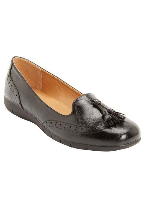 Comfortview Womens Wide Width The Aster Flat Shoes