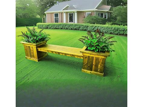 Planter Bench Diy Plan Pdf Download Build Instructions Material List And Step By Step Guide