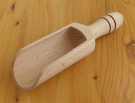 Extra Large Wooden Scoop 67inches 170mm For Flour Etc 100 Natural