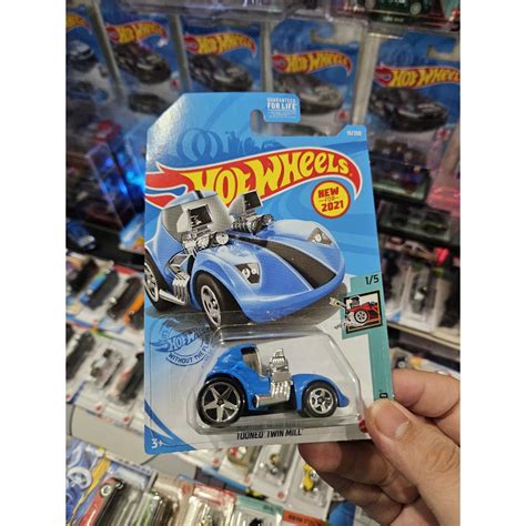Hot Wheels Tooned Twin Mill Model Car Blue Shopee Philippines