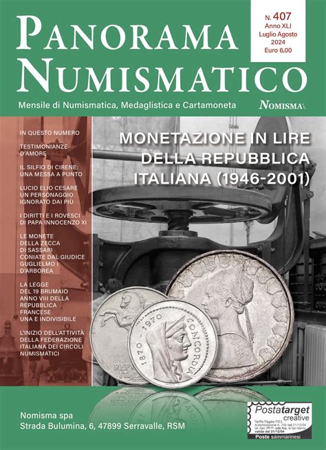 News Numismatica PANORAMA NUMISMATICO