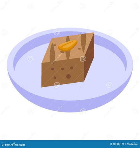 Home Halva Icon Isometric Vector Food Halwa Stock Vector