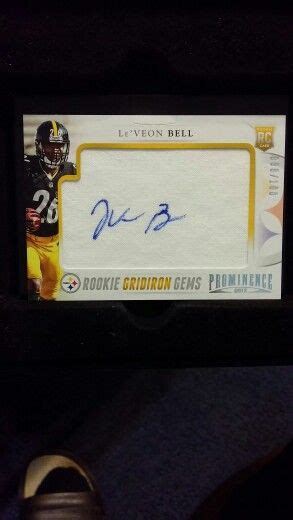 Football Cards Steelers Nfl Le Veon Bell Gridiron Football Cards