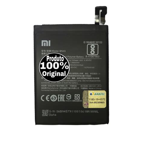 Bateria Bn45 Xiaomi Redmi Note 5/5 Pro Promoção no Shoptime