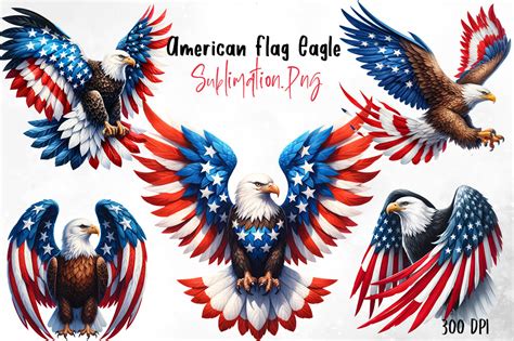 Th Of July American Eagle Sublimation Graphic By Aspect Studio