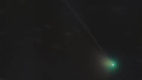 Así se vio el cometa verde desde el Observatorio de la UV en Aras de