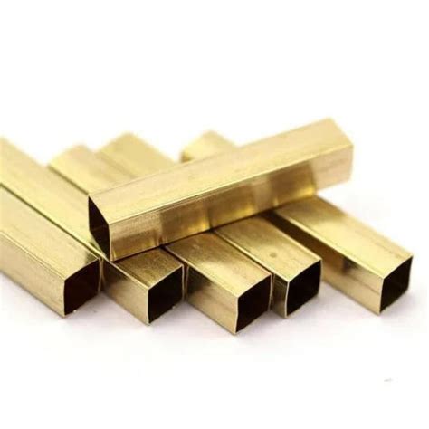 High Quality Mm Thickness Brass Square Tube Half Hard Square Brass