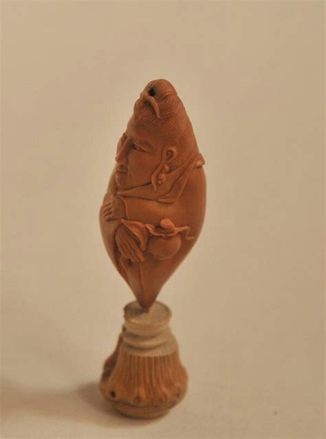 Olive Pit Carving By Nstrukov Wood Carvings Artistry Avocado Seeds