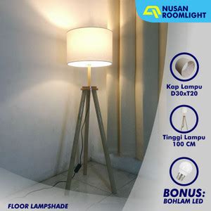 Jual Lampu Berdiri Standing Lantai Sudut Beside Floor Lamp Ruang Tamu