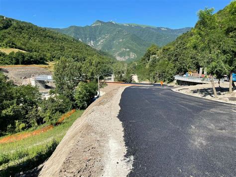 Si Avvicina L Apertura Del Ponte Provvisorio A Lenzino Asfaltate Le