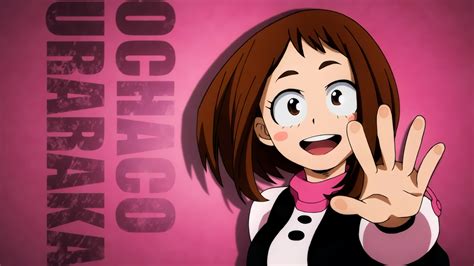 ochaco uraraka hd wallpaper  hero academia  sanoboss