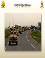 08 Predeployment Convoy Operations Pdf References ATP 3 35 Army