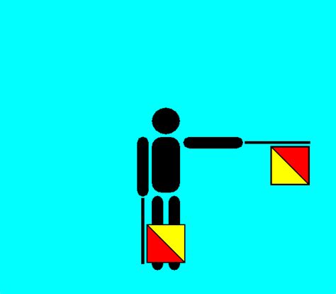 Semaphore Flag Signalling System