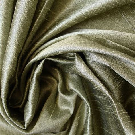 Dark Olive Green Art Silk Fabric 1 Yard Etsy