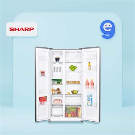 Promo Sharp Sj Is60m Sl Side By Side Inverter 563l Sjis60msl Sj