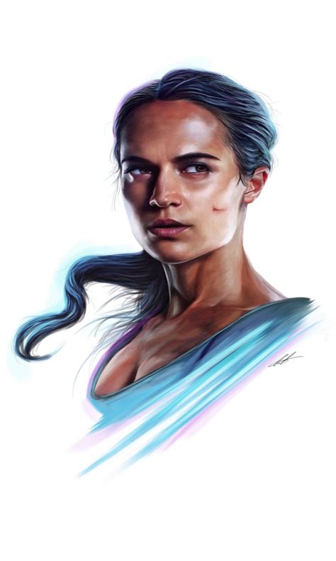 Alicia Vikander as Lara Croft Artwork 4K Wallpapers | HD Wallpapers ...