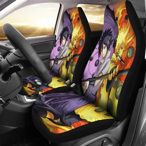 Naruto Brothers Naruto And Sasuke Car Seat Covers