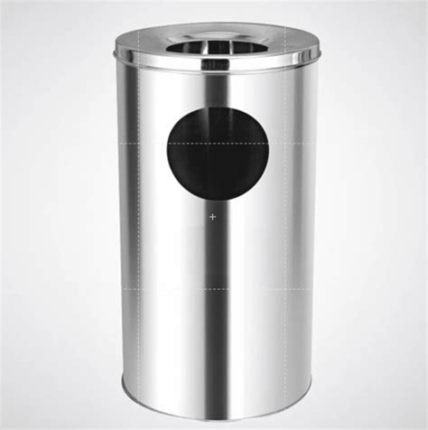 Stainless Steel Silver Ash Can Bin 302 X 655 Cm At Rs 950 In Mumbai