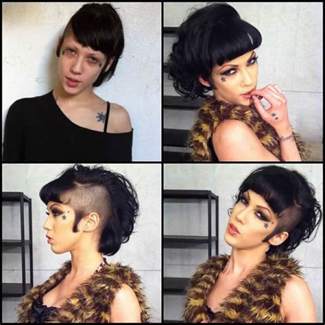 Porn Stars antes y después del maquillaje