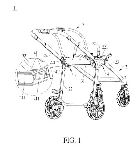 Baby Stroller With A Folding Mechanism Triggered By A Child Carrier