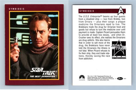 Symbiosis 28 Star Trek 25th Anniversary 1991 Impel Trading Card