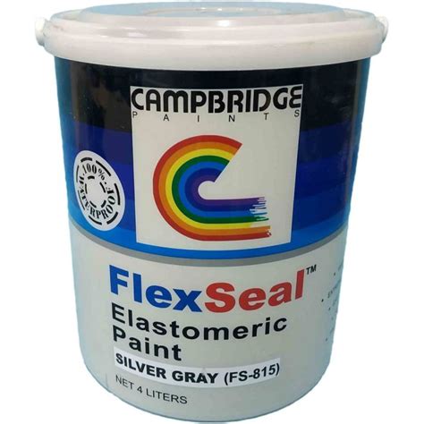 Campbridge Flexseal Elastomeric Paint Silver Gray Fs 815 Grey 1