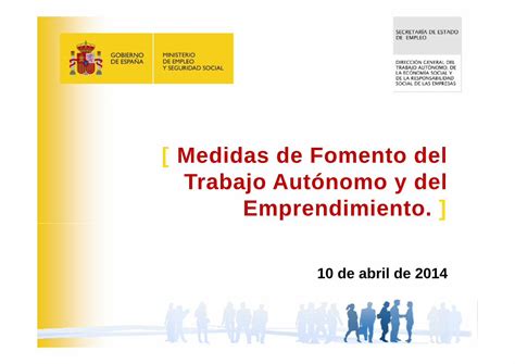 Pdf Medidas De Fomento Del Trabajo Aut Nomo Y Org Nica Para La