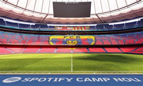 Así será el nuevo Spotify Camp Nou en el primer partido del Fútbol Club