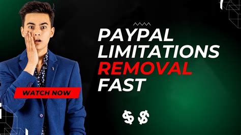 How To Remove Limitations From Paypal Account Fast In Youtube