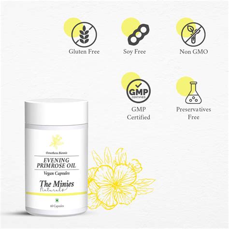 Buy Minies Naturals Evening Primrose Oil Vegan Capsules Online And Get