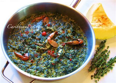 Delightful Creole Caribbean Flavours Trinidad And Tobago Callaloo Recipe