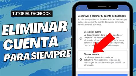 C Mo Eliminar Cuenta De Facebook Definitivamente Desde El Tel Fono