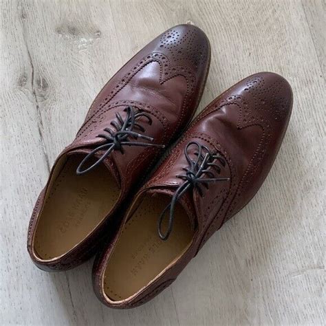 Cole Haan Cambridge British Tan Wingtip Oxfords Size Gem