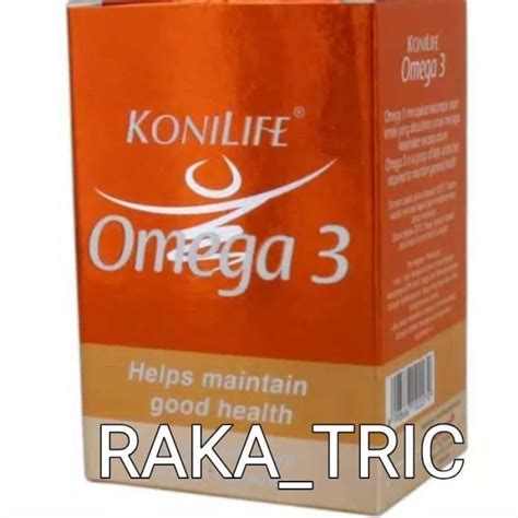 Jual Free Ongkir Konilife Omega 3 Di Seller Maheswari Shop Lubang